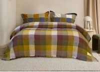 Покрывало Lotus Home - Lucca Muslin Mustard (Турция), 240 х 260 см